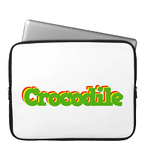 Laptop Sleeve crocodile