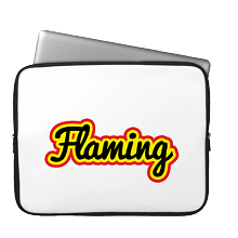 Laptop Sleeve flaming