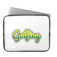 Laptop Sleeve golfing