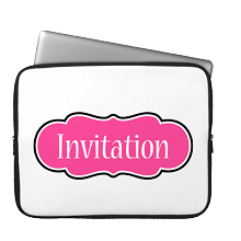 Laptop Sleeve invitation