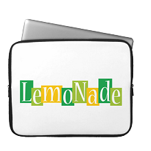 Laptop Sleeve lemonade