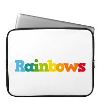 Laptop Sleeve rainbows