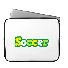 Laptop Sleeve soccer