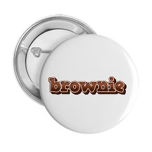 Pinback Buttons brownie