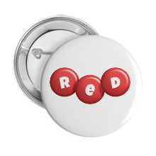 Pinback Buttons candy-red