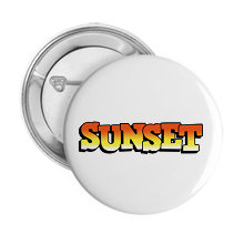 Pinback Buttons sunset