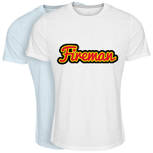 Cool T-shirt fireman