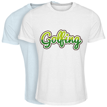 Cool T-shirt golfing