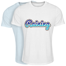 Cool T-shirt raining